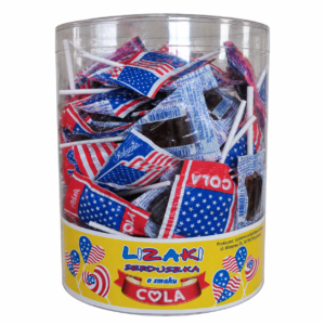 Lizaki serduszka Cola 8g x 125 szt.